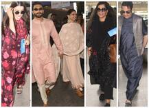 मुंबई वापस लौटे DeepVeer, एयरपोर्ट पर स्वैग में दिखा रणवीर सिंह का परिवार, देखें तस्वीरें