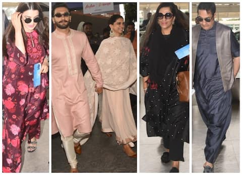मुंबई वापस लौटे DeepVeer, एयरपोर्ट पर स्वैग में दिखा रणवीर सिंह का परिवार, देखें तस्वीरें मुंबई वापस लौटे DeepVeer, एयरपोर्ट पर स्वैग में दिखा रणवीर सिंह का परिवार, देखें तस्वीरें