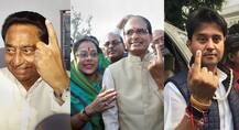 मध्य प्रदेश चुनाव 2018: शिवराज, कमलनाथ समेत इन दिग्गज नेताओं ने डाले वोट, देखें तस्वीरें