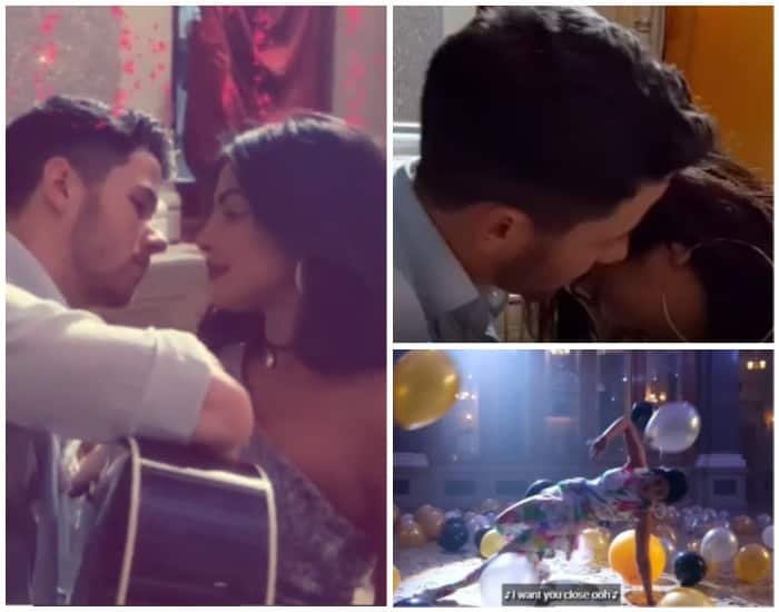 priyanka chopra and nick jonas first HOT picture & Video शादी होते ही प्रियंका और निक जोनास का रोमांटिक वीडियो आया सामने, KISS करते दिखे