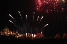 IN Pics: प्रियंका-निक की शादी के बाद पटाखों की रोशनी से नहाया उम्मेद भवन पैलेस