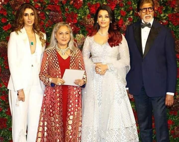 बॉलीवुड से यहां बच्चन परिवार से अमिताभ बच्चन, जया बच्चन, श्वेता बच्चन नंदा और ऐश्वर्या राय बच्चन पहुंची.