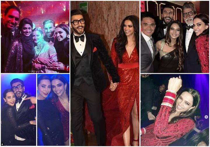 सुपरस्टार रणवीर सिंह और दीपिका पादुकोण ने शनिवार को मुंबई के होटल ग्रैंड हयात में एक बार फिर से अपनी वेडिंग रिसेप्शन होस्ट की. इस रिसेप्शन में फिल्म इंडस्ट्री से जुड़ी बड़े से बड़े सितारों ने शिरकत की. ऐसे में अब हम आपके लिए लाए हैं इस पार्टी की इनसाइड तस्वीरें. 