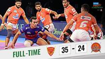 pro kabaddi league 2018: दिल्ली के दबंगों ने पुनेरी पलटन को पटका