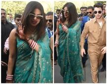 हाथों में चूड़ा, मांग में सिंदूर भरकर पति निक के साथ जोधपुर से रवाना हुईं प्रियंका चोपड़ा, देखें शादी के बाद पहली झलक