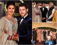 प्रियंका-निक के Wedding रिसेप्शन में पहुंचे पीएम मोदी, देसी गर्ल ने सुसराल वालों को इंट्रोड्यूस कराया