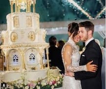 Video: प्रियंका-निक ने शादी में काटा 18 फुट लंबा केक, तस्वीरें और वीडियो देख रह जाएंगे हैरान