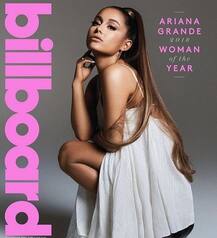 \'बिलबोर्ड\' के कवर पेज पर छाई एरियाना ग्रांडे, बनी \'वूमन ऑफ द ईयर\'