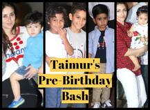 तैमूर के बर्थडे का जश्न शुरू, मुंबई में मां करीना ने रखी शानदार पार्टी, देखें तस्वीरें