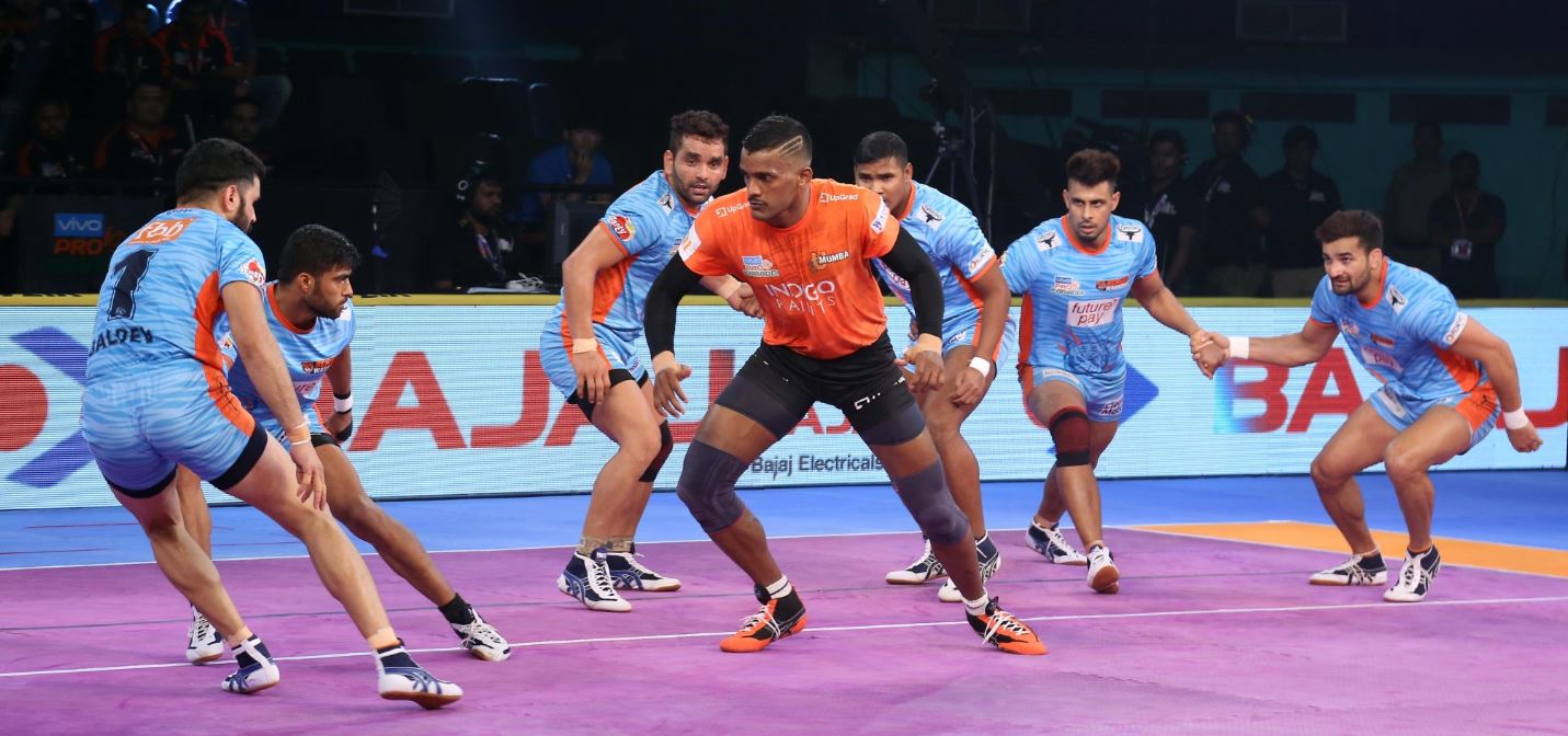 Pro Kabaddi League 2018: यू मुंबा ने बंगाल वॉरियर्स को 31-20 से हराया