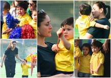 In Pics: तैमूर के स्पोर्ट्स डे इवेंट में पहुंचीं करीना कपूर, कभी खेलते तो कभी रोते दिखे तैमूर