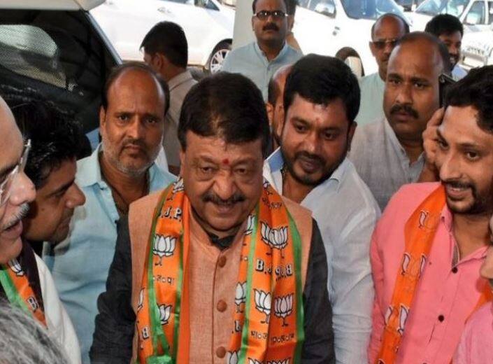 वरिष्ठ कांग्रेस नेता को बीजेपी के महासचिव कैलाश विजयवर्गीय के बेटे ने दी चुनावी शिकस्त mp election result Akash Vijayvargiya of BJP won against Ashwin Joshi of Congress in a close fight वरिष्ठ कांग्रेस नेता को बीजेपी के महासचिव कैलाश विजयवर्गीय के बेटे ने दी चुनावी शिकस्त