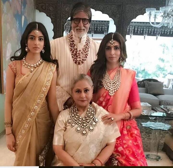 सिर्फ ऐश्वर्या और अभिषेक ही नहीं ईशा अंबानी की शादी में पूरा बच्चन परिवार पहुंचा था. (सभी तस्वीरें - मानव मंगलानी)