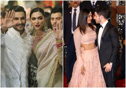 ईशा अंबानी की शादी में पहुंचे Newly Wed प्रियंका-निक और रणवीर-दीपिका, दिखी रोमांटिक कैमिस्ट्री ईशा अंबानी की शादी में पहुंचे Newly Wed प्रियंका-निक और रणवीर-दीपिका, दिखी रोमांटिक कैमिस्ट्री