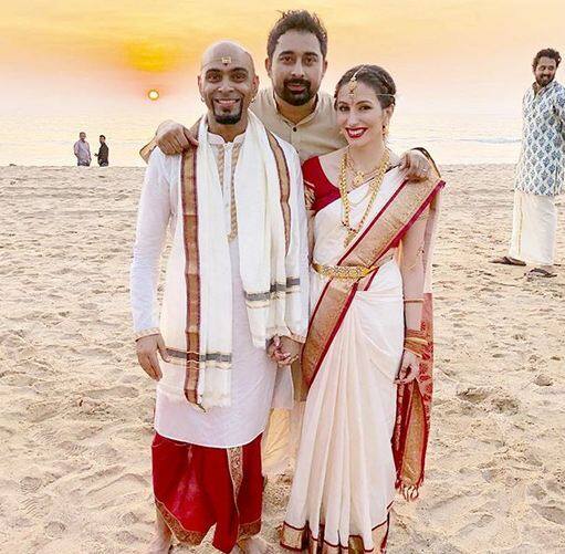 तस्वीरों में रघु राम और नताली के साथ टीवी एक्टर और रोडीज फेम रणविजय सिंह भी नजर आ रहे हैं. फोटोः इंस्टाग्राम
