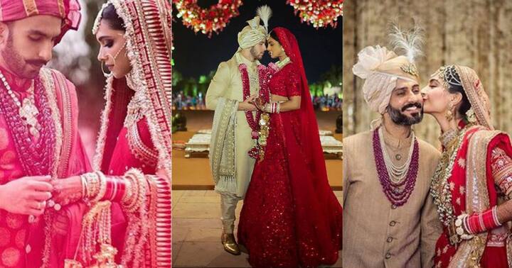 बॉलीवुड में 2018 शादियों के नाम रहा. इस साल बॉलीवुड के कई दिग्गज सितारों ने शादी की. इनमें रणवीर सिंह, दीपिका पादुकोण, प्रियंका चोपड़ा, सोनम कपूर   जैसे नाम शामिल हैं. चलिए जानते हैं इस साल किसने किससे शादी की. सभी फोटोः इंस्टाग्राम