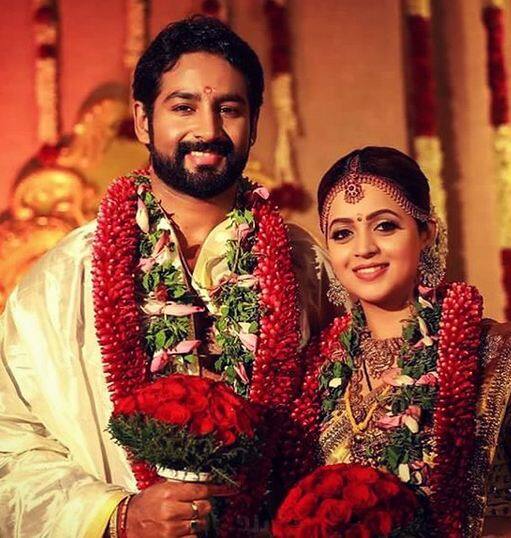 मलयालम अभिनेत्री भावना ने 22 जनवरी को फिल्म प्रोड्यूसर नवीन से विवाह किया था. फोटोः इंस्टाग्राम