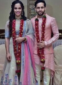 IN Pics: एक-दूजे के हुए शटलर साइना नेहवाल और पी. कश्यप