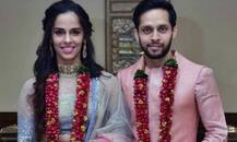 IN Pics: एक-दूजे के हुए शटलर साइना नेहवाल और पी. कश्यप