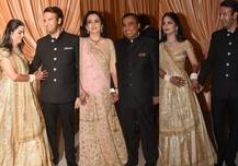 रिसेप्शन के लिए जियो गार्डन पहुंचे ईशा अंबानी-आनंद पीरामल, ये रहीं सबसे पहली तस्वीरें