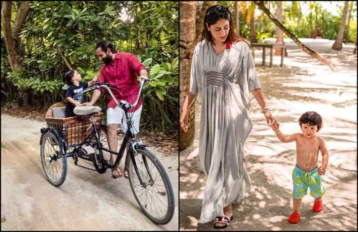इसी साल सितंबर के महीने में करीना कपूर अपने पति सैफ अली खान और बेटे तैमूर अली खान के साथ वेकेशन पर मालदीव गई थीं. इस दौरान सैफ की बहन सोहा अली खान, उनके पति कुनाल खेमू और बेटी इनाया नौमी खेमू भी उनके साथ गए थे. अब उनके वेकेशन की कुछ खास तस्वीरें सामने आई हैं. (तस्वीर: इंस्टाग्राम)