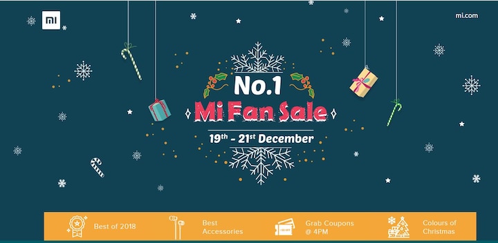 Xiaomi phones, Mi TVs will sell with big discounts during No 1 Mi Fan sale starting Dec 19 आज से शुरू हो रही है Xiaomi की Mi फैन सेल, मी टीवी, स्मार्टफोन और दूसरी चीजों पर बंपर डिस्काउंट