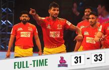 Pro Kabaddi League 2018: गुजरात फार्च्यून जायंट्स ने जयपुर पिंक पैंथर्स को 33-31 से दी मात