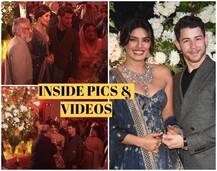 Priyanka Nick Reception: मेहमानों का स्वागत करते दिखे प्रियंका चोपड़ा और निक जोनास, देखें Inside तस्वीरें और Videos