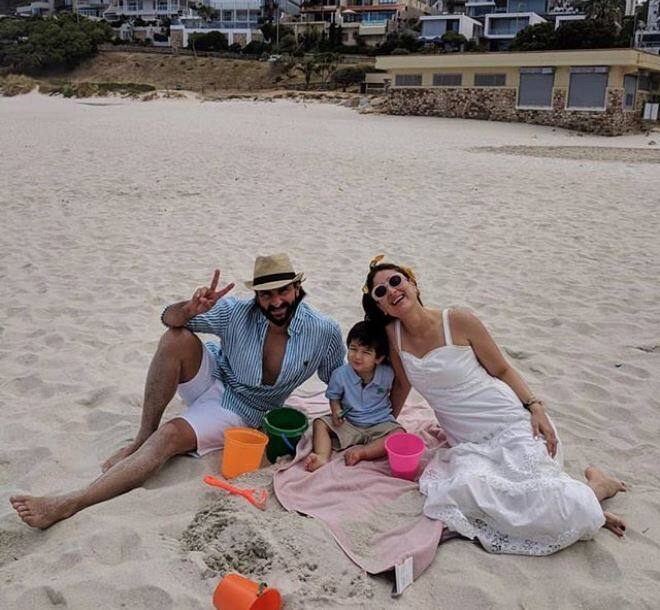 बेटे के दूसरा बर्थडे सेलिब्रेट करने के लिए सैफ और करीना मालदीव में छुट्टियां मनाने गए हैं. कल उनकी ये तस्वीर देखने को मिली है.