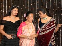 Reception: प्रियंका निक के रिसेप्शन में पोती के साथ पहुंची आशा भोसले, काजोल भी आई नजर