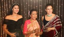 Reception: प्रियंका निक के रिसेप्शन में पोती के साथ पहुंची आशा भोसले, काजोल भी आई नजर