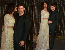 Reception: लंबा इंतज़ार कराने के बाद सबके सामने आए निक और प्रियंका, ये रही तस्वीरें