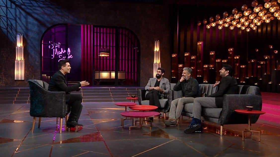 Koffee With Karan 6: 'बाहुबली' की तिकड़ी ने शो पर की जमकर मस्ती, प्रभास को लेकर राजामौली ने किए ये बड़े खुलासे