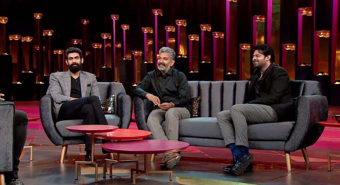 Koffee With Karan 6: 'बाहुबली' की तिकड़ी ने शो पर की जमकर मस्ती, प्रभास को लेकर राजामौली ने किए ये बड़े खुलासे
