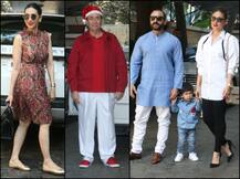 IN PICS: कपूर फैमिली के क्रिसमस लंच में करीना-सैफ संग पहुंचे तैमूर अली खान