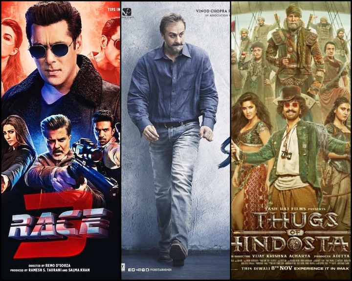 Year Ender 2018: Thugs Of Hindostan, Sanju, Race 3, Padmaavat, movies which earns 100 crores in first weekend at box office Year Ender 2018: FIRST वीकेंड पर ही 100 करोड़ के क्लब में शामिल हुई ये फिल्में, सलमान की ‘रेस 3’ का भी है नाम