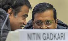 खांसने की आवाज निकाल कर CM केजरीवाल के कार्यक्रम में हंगामा, नितिन गडकरी बोले- शांत हो जाओ