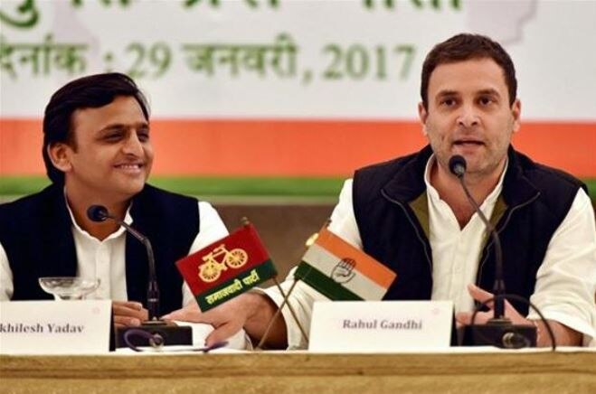 SP BSP Congress alliance: Akhilesh Yadav warning for Congress For Lok Sabha Election 2019 अखिलेश को अब नहीं पसंद है राहुल गांधी का साथ, एसपी MLA को मंत्री पद नहीं मिलने से बढ़ी नाराजगी