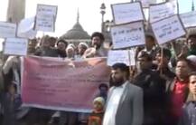 विरोध: टीवी धारावाहिक के खिलाफ मुस्लिम समाज का प्रदर्शन, चैनल से माफी मांगने को कहा