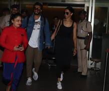 Photos: हनीमून मनाकर लौटे रणवीर-दीपिका, हाथों में हाथ डाले सामने आईं ये तस्वीरें