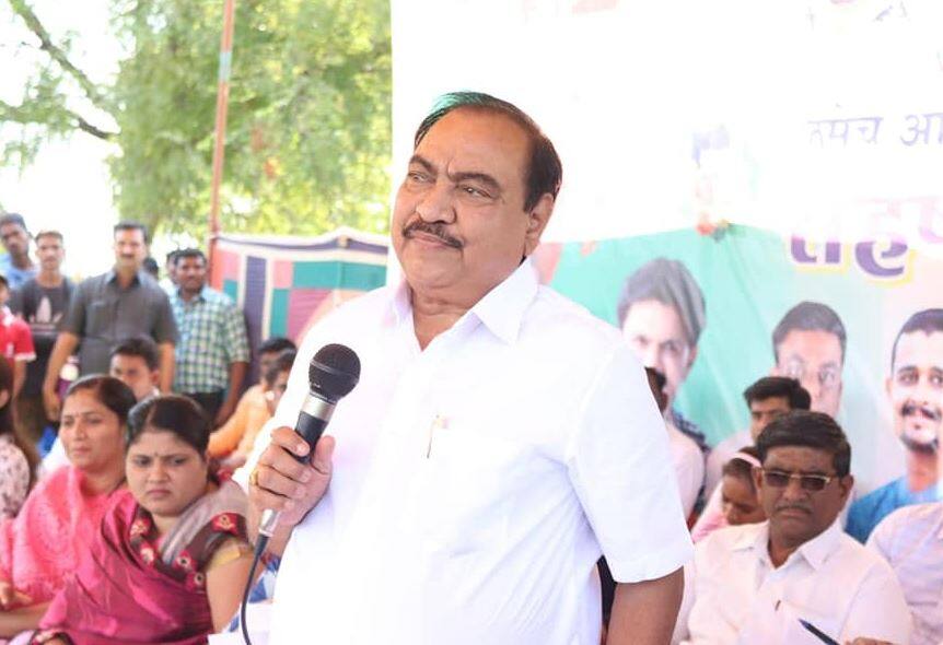 बीजेपी नेता एकनाथ खड़से ने कहा- मुझे पता है कौन है मेरे करियर के लिए 'शनि' maharastra bjp leader eknath khadse says i know who is enemy For my political carrier बीजेपी नेता एकनाथ खड़से ने कहा- मुझे पता है कौन है मेरे करियर के लिए 'शनि'