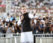 दुबई क्रिकेट मैदान से राहुल गांधी ने दिया फ्रंट-फुट की राजनीति का संदेश
