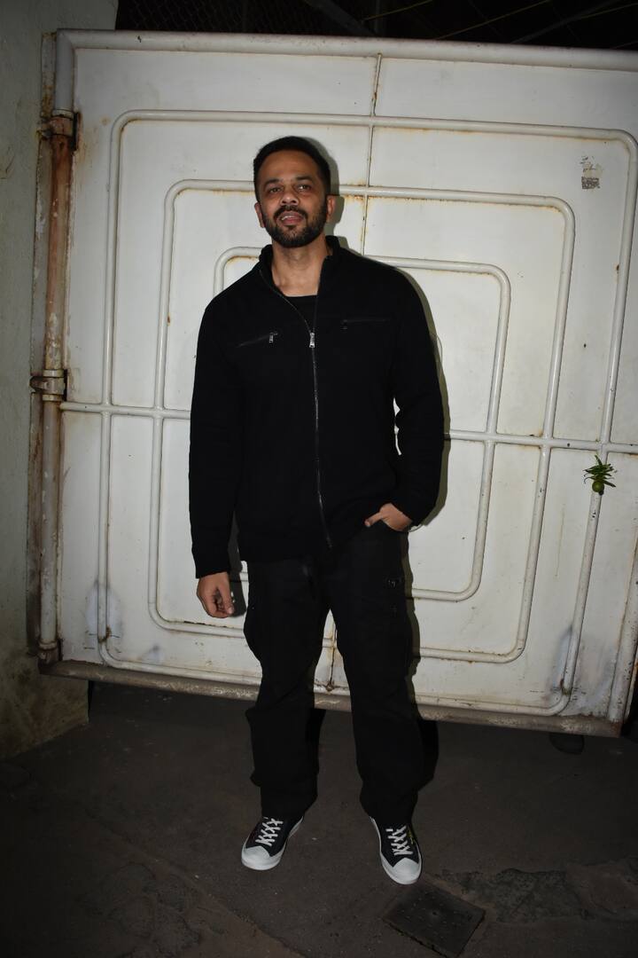 फिल्म मेकर रोहित शेट्टी भी इस फिल्म की स्क्रीनिंग में पहुंचे. (तस्वीर: मानव मंगलानी)