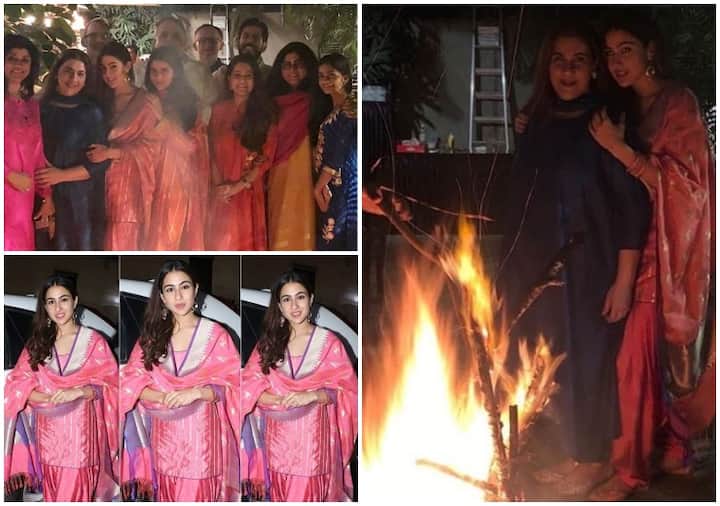 बी टाउन में लोहड़ी की त्यौहार खूब धूमधाम से सेलिब्रेट किया गया. ऐसे में अभिनेता सैफ अली खान और अमृता सिंह की बॉलीवुड में धमाकेदार एंट्री करने वाली बेटा सारा अली खान ने भी अपनी मम्मी और दोस्तों के साथ इस त्यौहार को काफी शानदार तरीके से सेलिब्रेट किया.