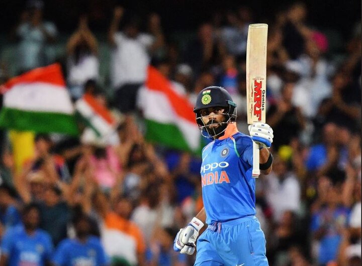 india beat australia in second odi virat scores century ms dhoni hits half century जमकर बोला कोहली और धोनी का बल्ला, भारत ने ऑस्ट्रेलिया को दूसरे वनडे में 6 विकेट से हराया