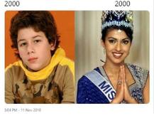 #10yearchallenge के चलते सोशल मीडिया पर ट्रोल हुईं प्रियंका, निक संग ये तस्वीर हो रही वायरल