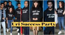 Uri Success Party: उरी की स्टारकास्ट ने की धमाकेदार पार्टी, How\'s The Josh का टी-शर्ट पहने दिखे सभी सितारे