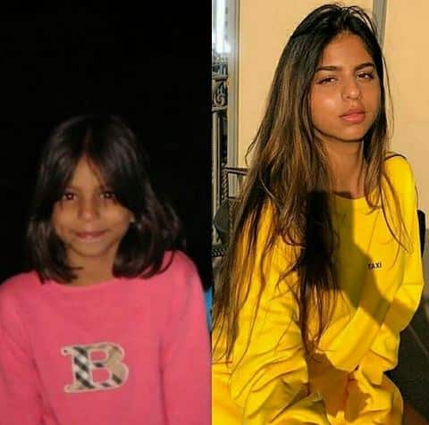 शाहरूख खान की बेटी सुहाना खान 10 साल पहले एकदम छोटी सी बच्ची थी. 