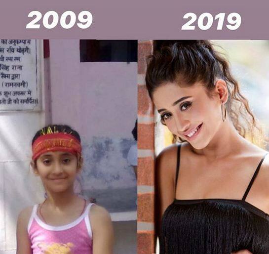 ये है टीवी की पॉपुलर एक्ट्रेस शिवांगी जोशी जो 10 साल पहले 10 साल की थी.
