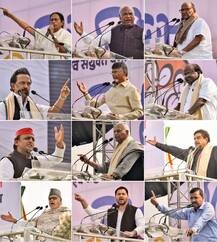 महारैली के बाद सीएम ममता बनर्जी ने विपक्ष के नेताओं को परोसा खाना, तस्वीरें वायरल